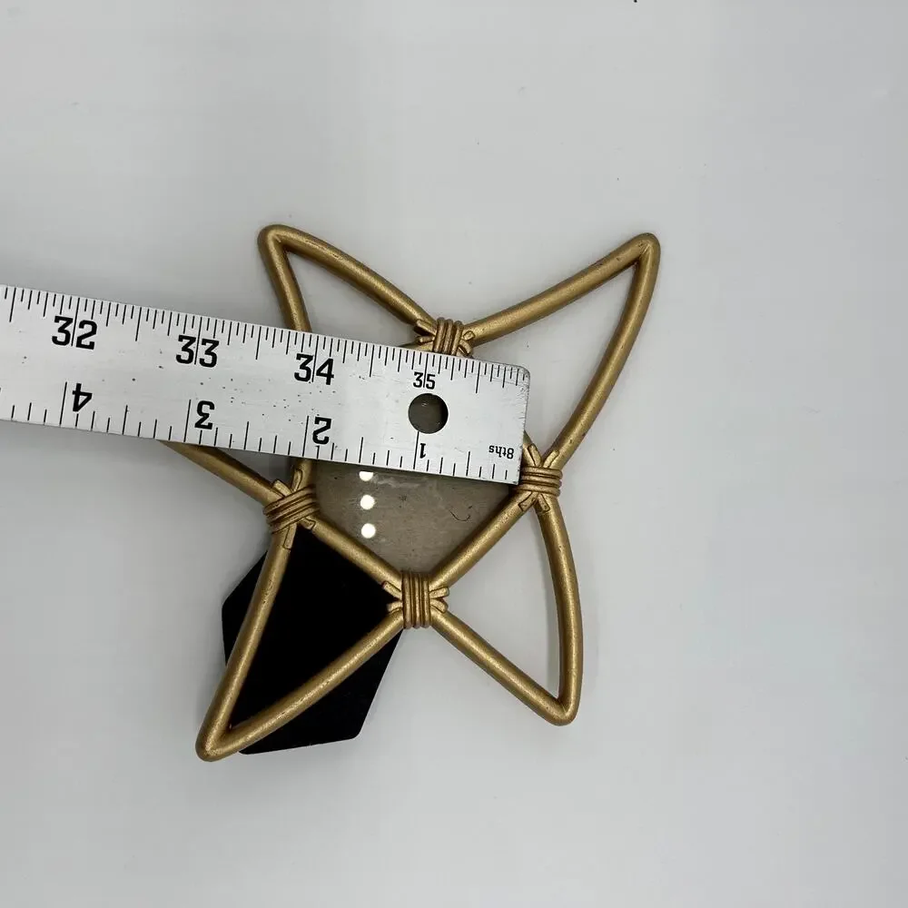 Vintage Star Photo Frame 90's Y2K Gold Tone Celestial Boho Picture Home Decor - Picture 8 of 10